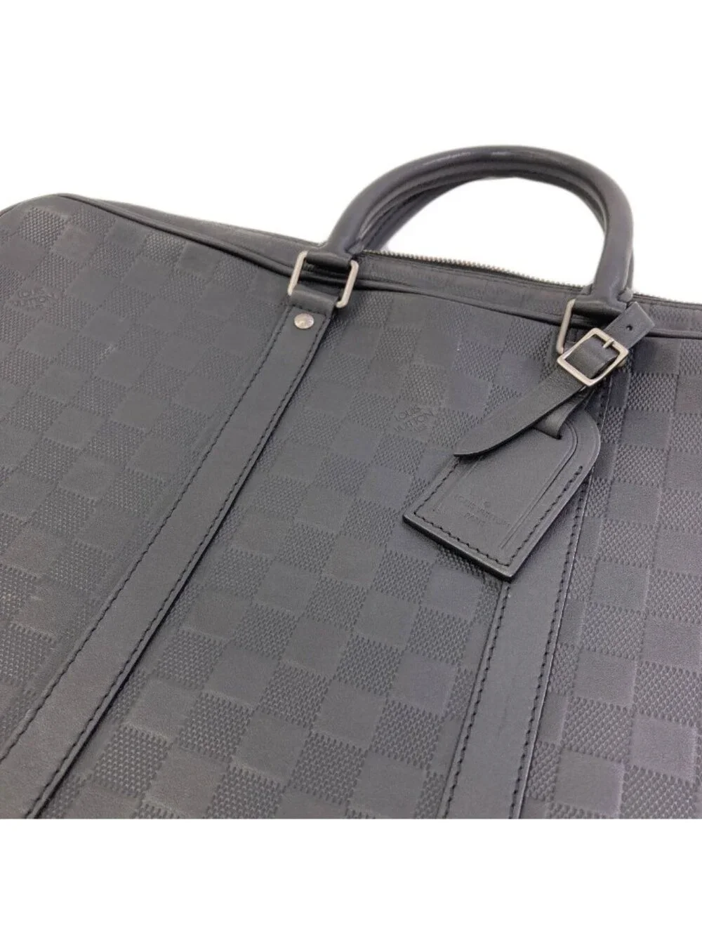 Louis Vuitton Porte Documents Voyage Business Bag Damier Infini